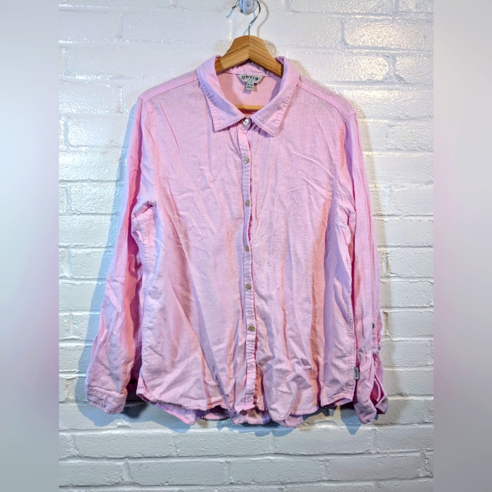Orvis women's Pink Shirt